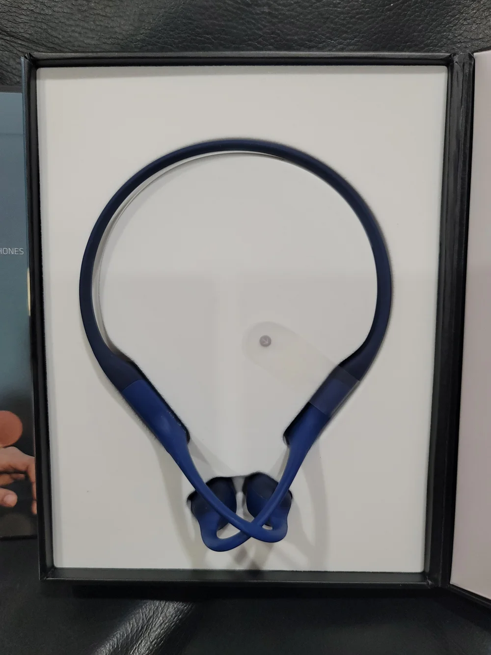 Like NEW Aeropex Wireless Bone Conduction Headphones - Blue